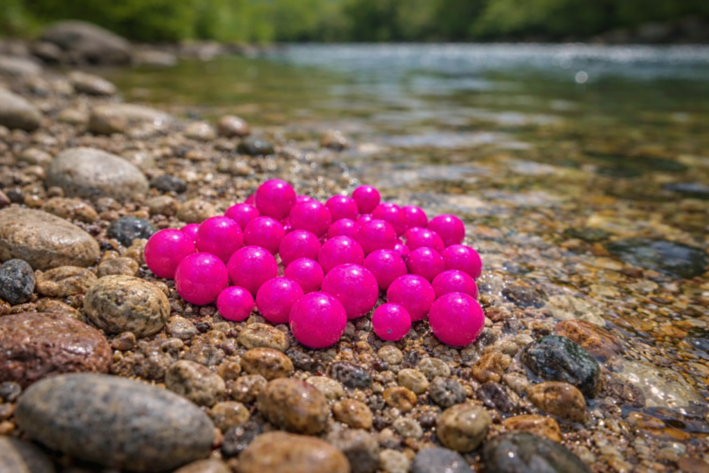Steelhead Soft Bead Round Mix Pack Ultraviolet UV Flamingo Pink (30 Count)