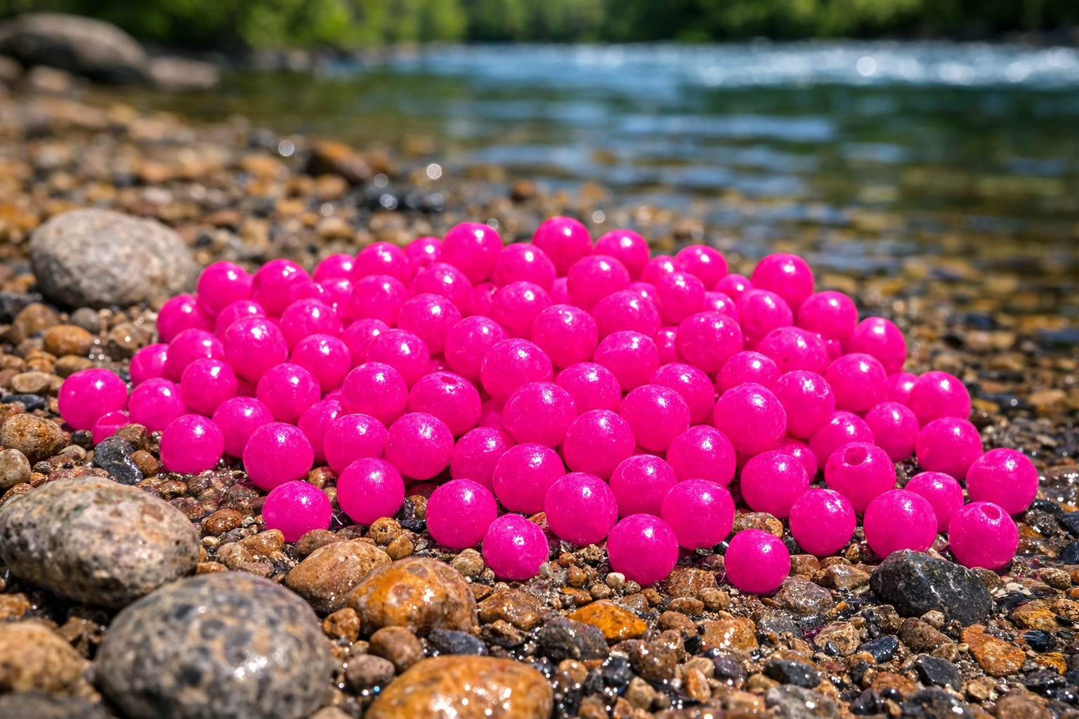 Steelhead Soft Bead Round Mix Pack Flamingo Pink (100 Count)