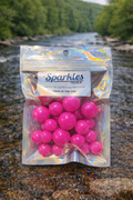 Steelhead Soft Bead Round Mix Pack Ultraviolet UV Flamingo Pink (30 Count)