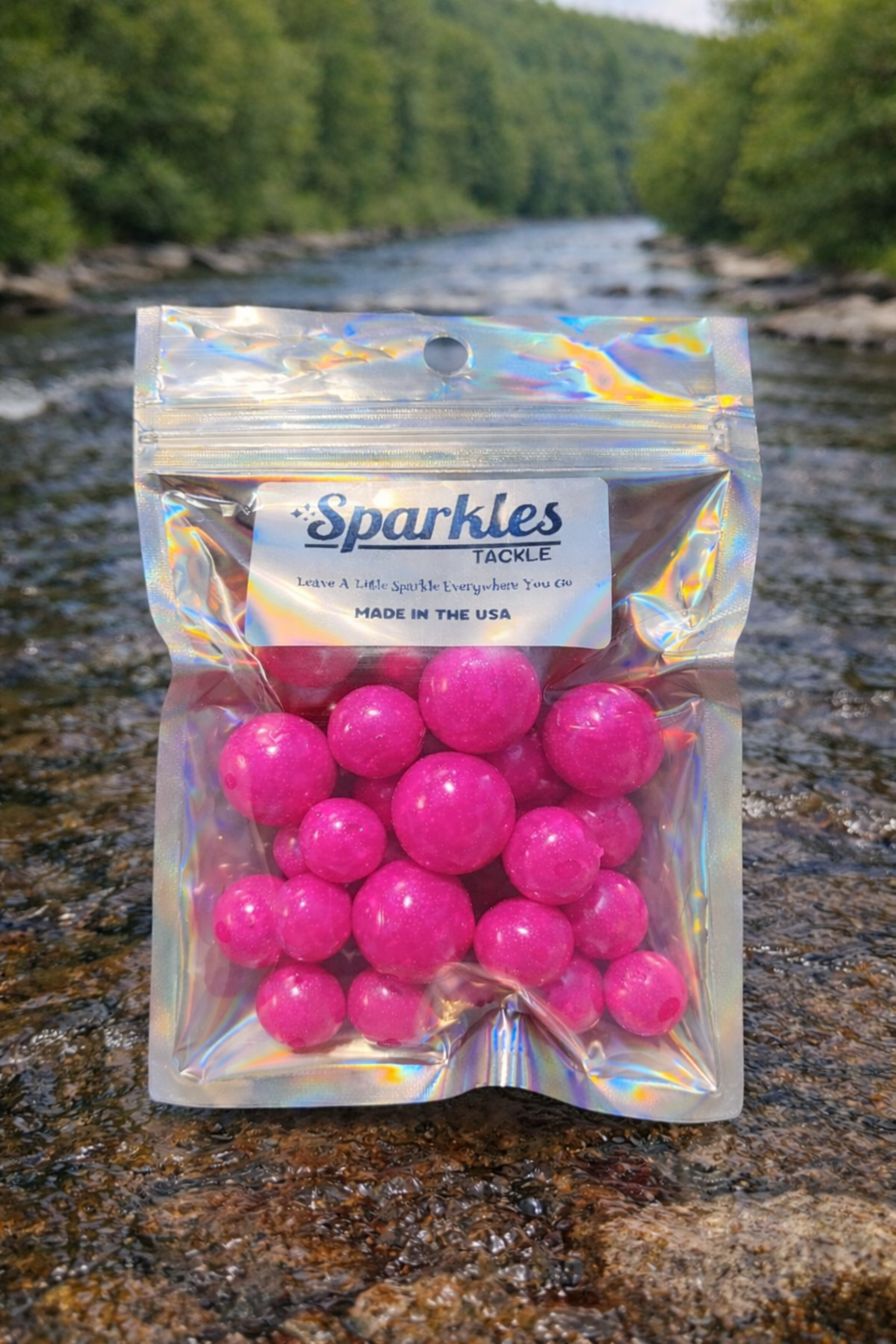 Steelhead Soft Bead Round Mix Pack Ultraviolet UV Flamingo Pink (30 Count)