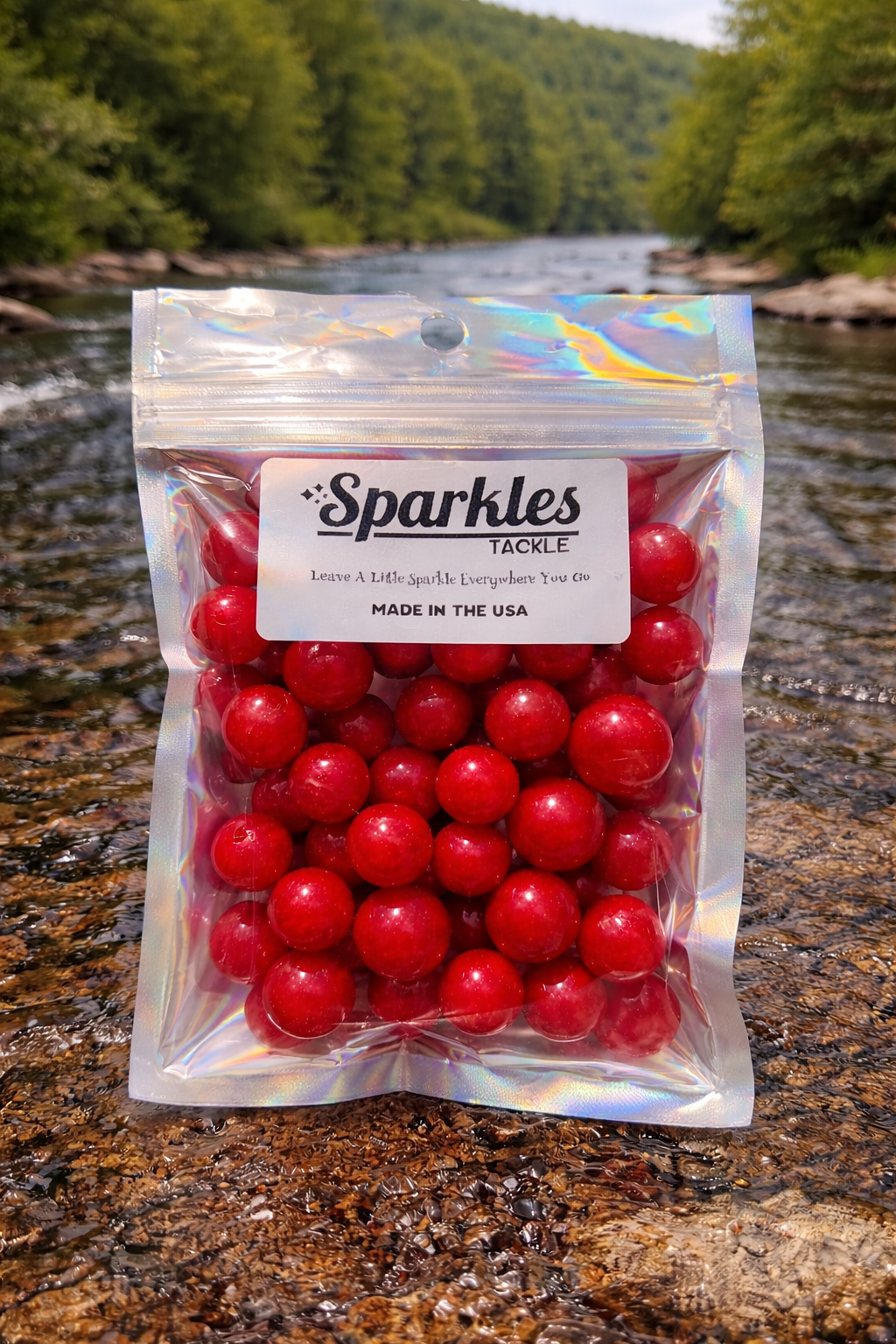 Steelhead Soft Bead Round Mix Pack Firetruck Red (100 Count)