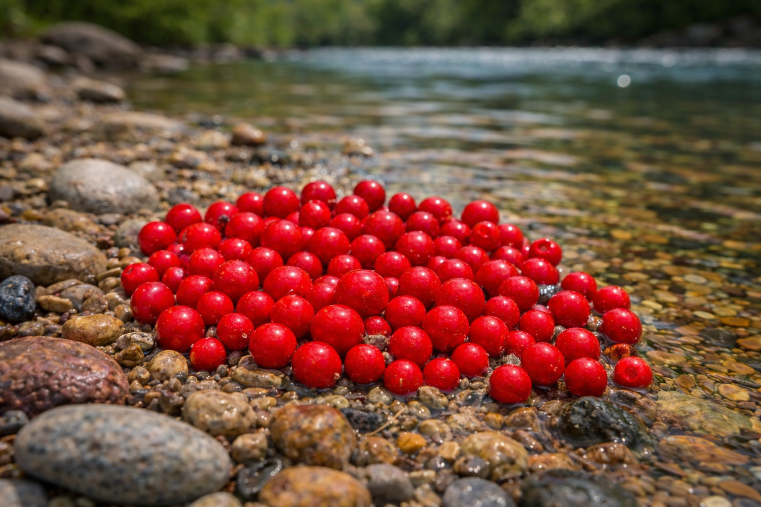 Steelhead Soft Bead Round Mix Pack Firetruck Red (100 Count)