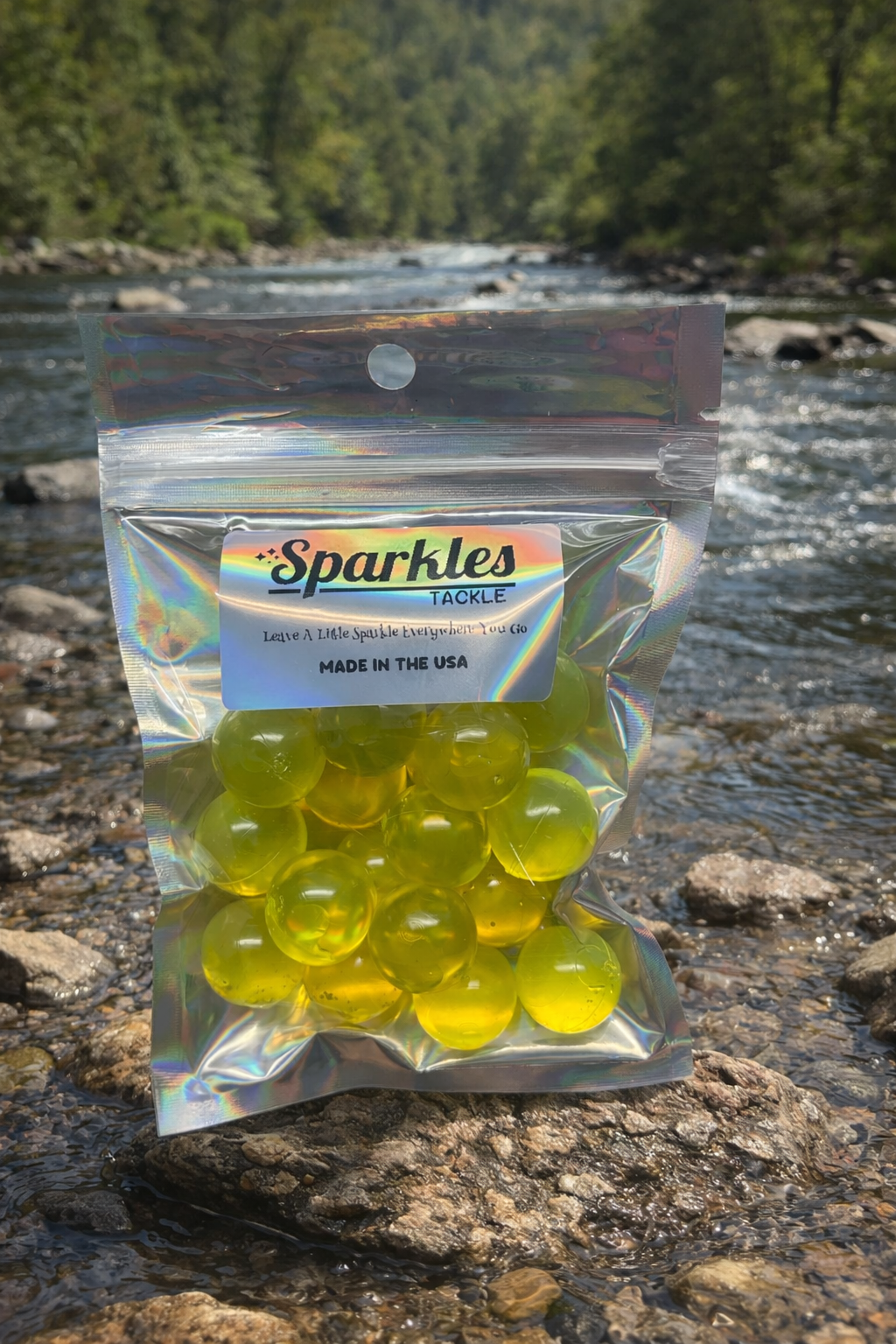 Steelhead Soft Bead Round 20mm Pack Alcatraz Yellow (20 Count)